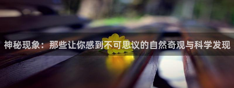 久久伦理午夜电影网：神秘现象：那些让你感到不可思议的自然奇观与科学发现