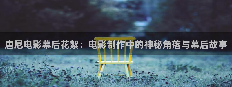 神马影院爱神马影院午夜：唐尼电影幕后花絮：电影制作中的神秘角落与幕后故事