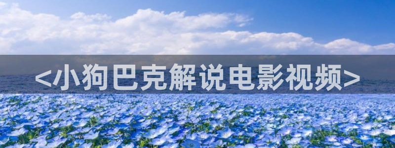 韩国电影午夜影院：<小狗巴克解说电影视频>